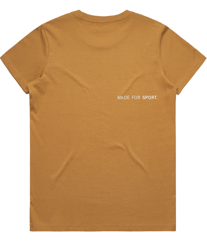 Women's Logo Tee: Camel
