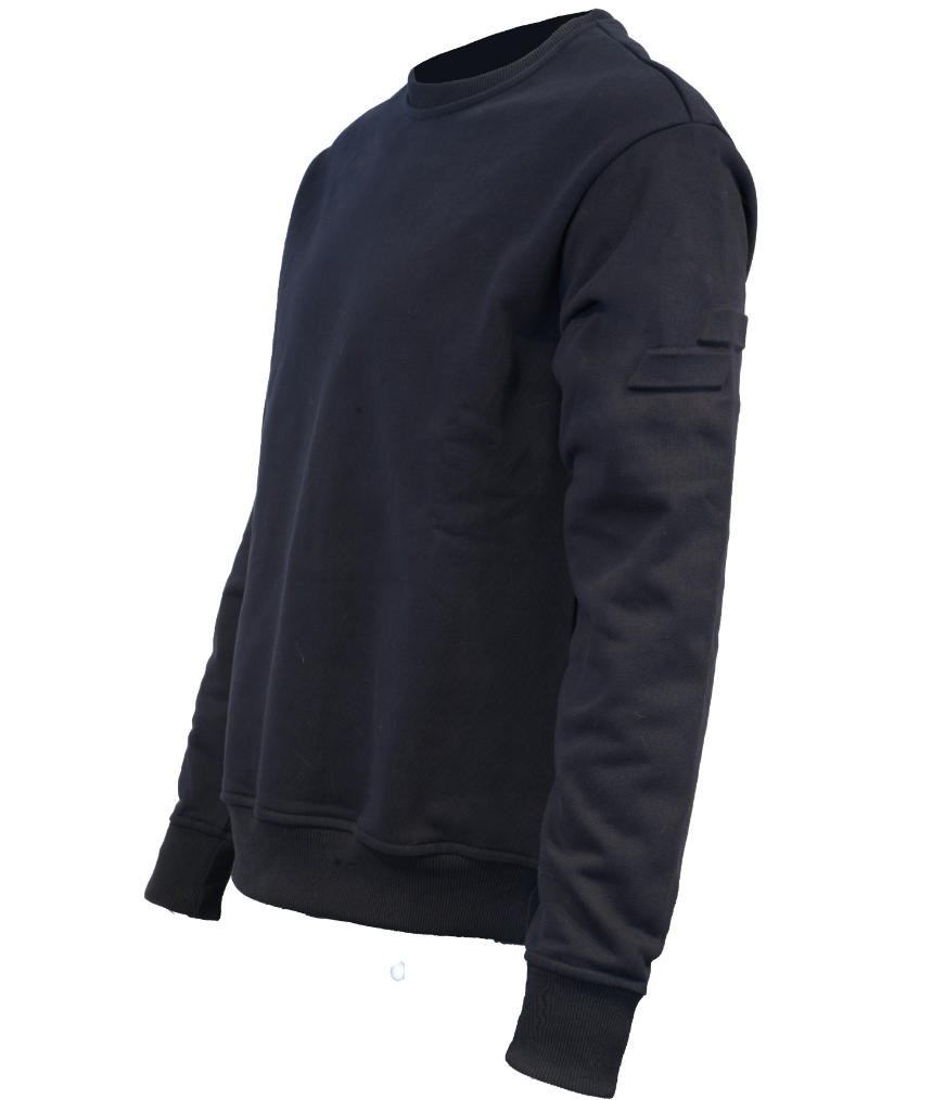 Emboss Crewneck: Navy