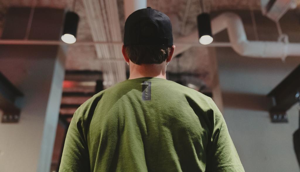 Men's Logo Tee: Olive