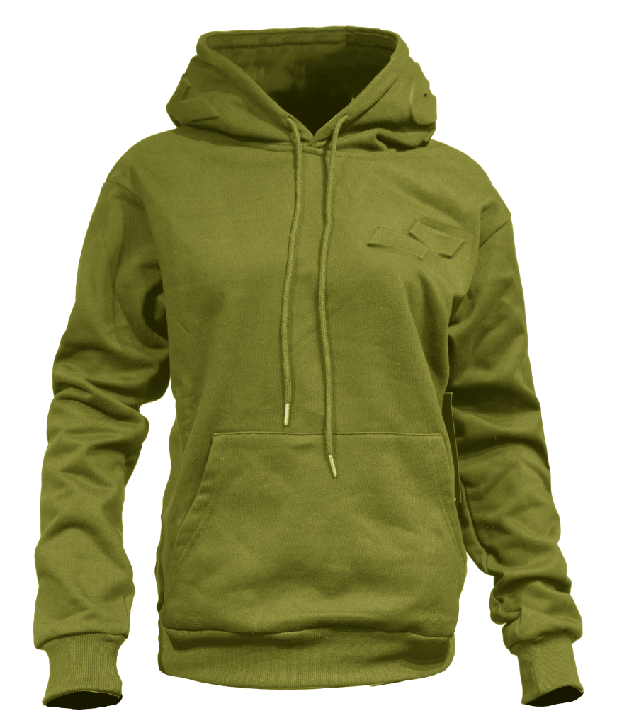 Emboss Hoodies: Olive