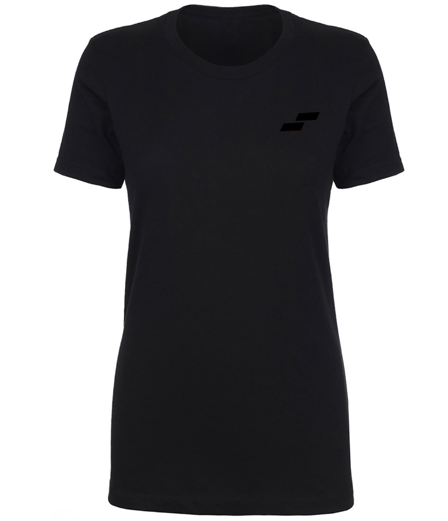 Women's Logo Tee: Black