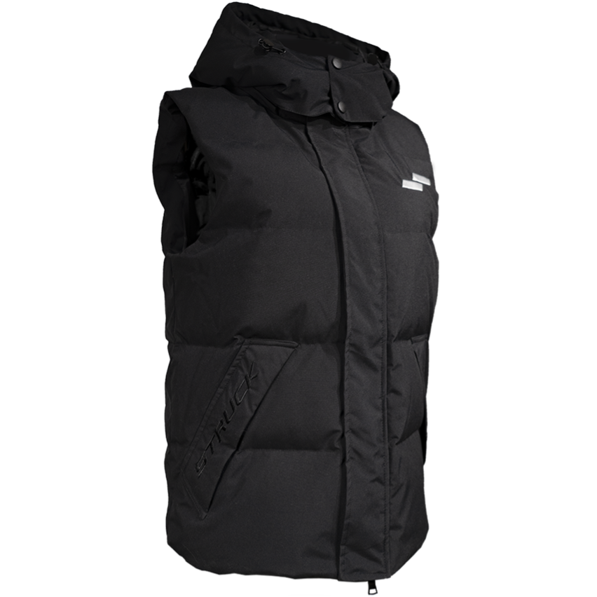 Down Vest: Black
